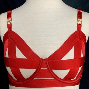 Victoria's Secret Very Sexy Strappy Open Cup Balconet Bra